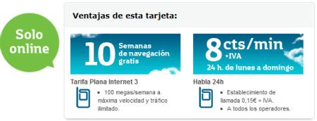 Internet móvil gratis en Movistar prepago