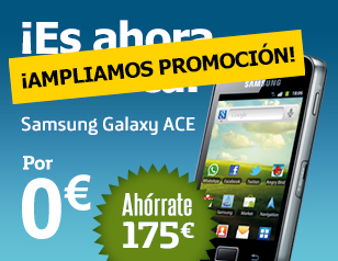 Promoción Galaxy ACE gratis en Movistar