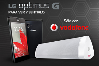 LG regala un altavoz, una funda y sortea un pack de electrodomésticos al comprar un Optimus G con Vodafone