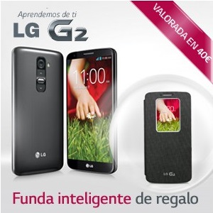 LG regala una funda Quick View  al comprar un G2 con Vodafone, Movistar o Yoigo